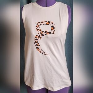 Zyia Active Leopard Kettle Moon Tank Top Size Small NWT